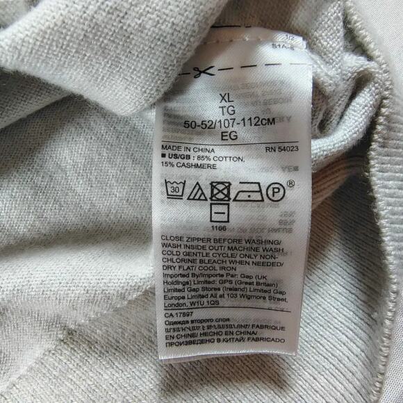 Banana Republic - Cotton / Cashmere -Men's Premium long sleeve Sweater -Size: XL - Picture 8 of 8